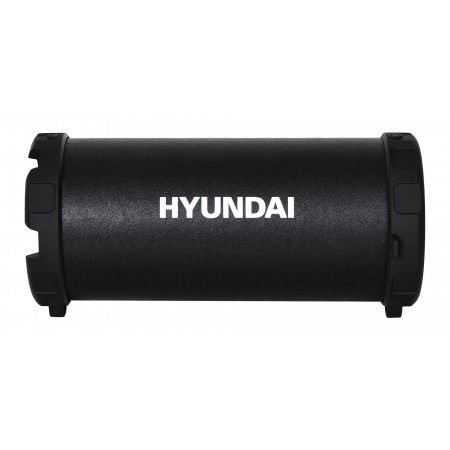 Колонка порт. Hyundai H-PAC220 черный/голубой 10W 1.0 BT/3.5Jack/USB