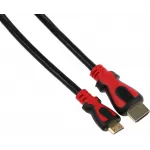 Кабель аудио-видео HDMI (m)/Mini HDMI (m) 2м. феррит.кольца черный