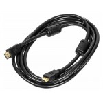 Кабель HDMI (m)/HDMI (m) 3м. феррит.кольца позолоч.конт.