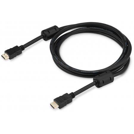 Кабель аудио-видео Buro HDMI 1.4 HDMI (m)/HDMI (m) 1.8м. феррит.кольца черный (HDMI-19M/19M-1.8M-MG)