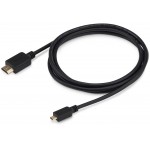 Кабель аудио-видео Buro HDMI 1.4 HDMI (m)/Micro HDMI (m) 1.8м. черный (MICROHDMI-HDMI-1.8)