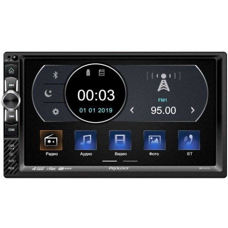 Автомагнитола Prology MPV-310 2DIN 4x55Вт v4.2 7" ПДУ RDS (PRMPV310)