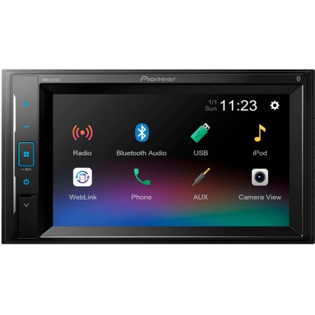 Автомагнитола Pioneer DMH-A245BT 2DIN 4x50Вт 6.2" ПДУ RDS