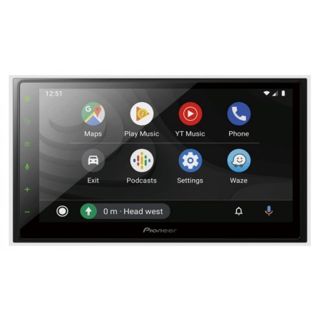 Автомагнитола Pioneer DMH-Z5350BT 2DIN 4x50Вт 6.8" RDS