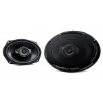 Колонки автомобильные Kenwood KFC-PS6976 550Вт 88дБ 4Ом 16x23см (6x9дюйм) (ком.:2кол.) коаксиальные трехполосные