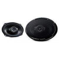 Колонки автомобильные Kenwood KFC-PS6976 550Вт 88дБ 4Ом 16x23см (6x9дюйм) (ком.:2кол.) коаксиальные трехполосные