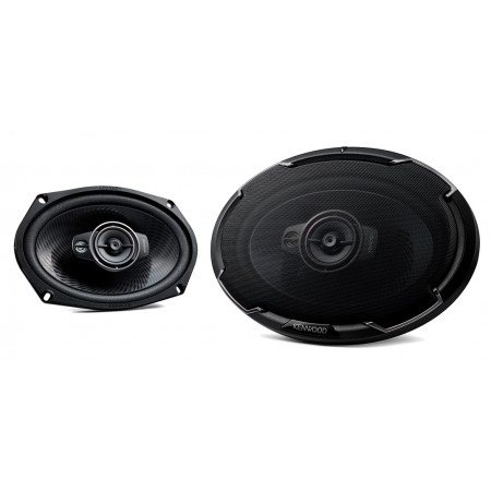 Колонки автомобильные Kenwood KFC-PS6976 550Вт 88дБ 4Ом 16x23см (6x9дюйм) (ком.:2кол.) коаксиальные трехполосные