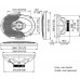 Колонки автомобильные Kenwood KFC-PS6976 550Вт 88дБ 4Ом 16x23см (6x9дюйм) (ком.:2кол.) коаксиальные трехполосные