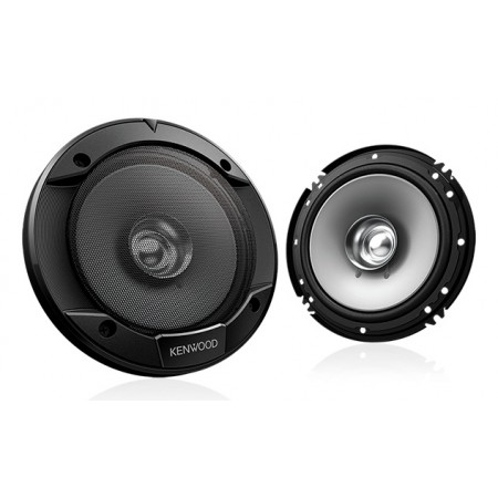 Колонки автомобильные Kenwood KFC-S1656 (без решетки) 330Вт 87дБ 4Ом 16см (6.5дюйм) (ком.:2кол.) коаксиальные однополосные