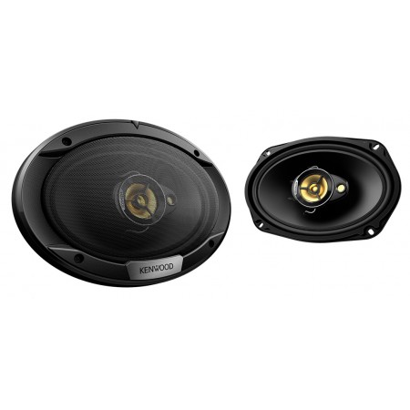 Колонки автомобильные Kenwood KFC-S6976EX 500Вт 87дБ 4Ом 15x23см (6x9дюйм) (ком.:2кол.) коаксиальные трехполосные