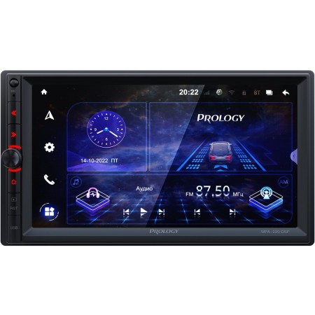 Автомагнитола Prology MPA-220 DSP 2DIN 4x55Вт v5.1 7" ПДУ RDS (PRMPA220)