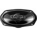 Колонки автомобильные Pioneer TS-G6930F 400Вт 90дБ 4Ом 16x24см (6.3x9.4дюйм) (ком.:2кол.) коаксиальные трехполосные