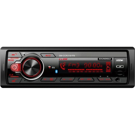 Автомагнитола Soundmax SM-CCR3181FB 1DIN 4x45Вт (SM-CCR3181FB(ЧЕРНЫЙ)\RGB)