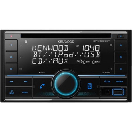 Автомагнитола Kenwood DPX-5300BT 2DIN 4x50Вт v4.2 AUX DSP 3 RDS