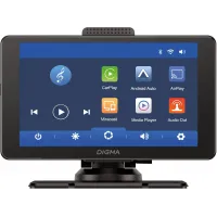 Автомобильный монитор Digma Smart Play 600, BT, Wi-Fi, CarPlay, Android auto 7" 600x1024