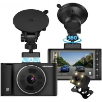 Видеорегистратор TrendVision VICTORY DUAL черный 2Mpix 1080x1920 1080p 170гр. GP6248