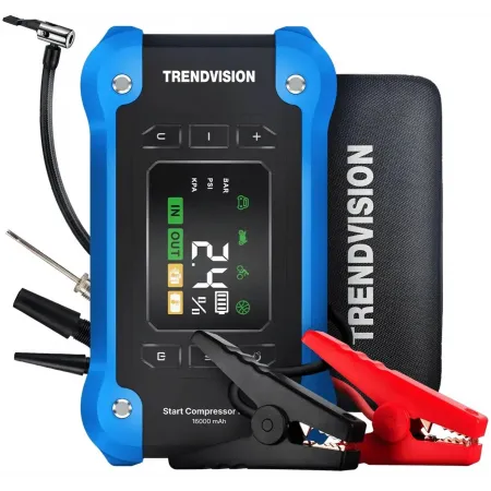 Автомобильный компрессор TrendVision Start Compressor PRO шланг 0.2м Автомобильный компрессор TrendVision Start Compressor PRO шланг 0.2м