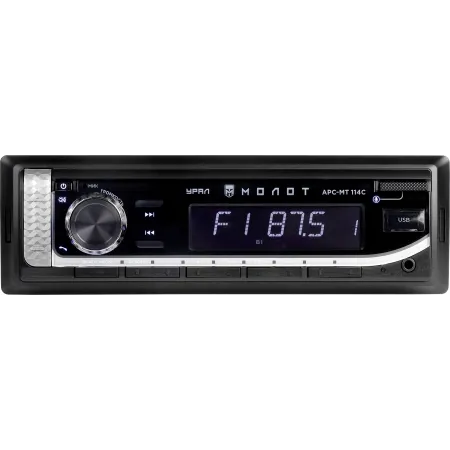 Автомагнитола Ural Молот АРС-МТ 114C 1DIN 4x160Вт v5.0 USB 2.0 AUX 2 (МОЛОТ АРС-МТ 114C) Автомагнитола Ural Молот АРС-МТ 114C 1DIN 4x160Вт v5.0 USB 2.0 AUX 2 (МОЛОТ АРС-МТ 114C)