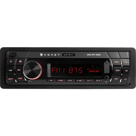 Автомагнитола Ural Молот АРС-МТ 224К 1DIN 4x180Вт v5.0 USB 2.0 AUX 2 (МОЛОТ АРС-МТ 224К) Автомагнитола Ural Молот АРС-МТ 224К 1DIN 4x180Вт v5.0 USB 2.0 AUX 2 (МОЛОТ АРС-МТ 224К)