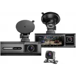 Видеорегистратор TrendVision Phantom 3CH GPS черный 1440x2560 1440p 170гр. GPS SA230D