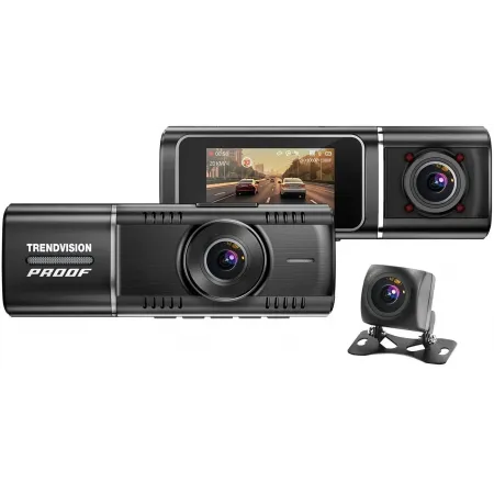 Видеорегистратор TrendVision Proof Ultra черный 2160x3840 2160p 170гр. GPS SA230D Видеорегистратор TrendVision Proof Ultra черный 2160x3840 2160p 170гр. GPS SA230D