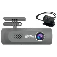 Видеорегистратор Silverstone F1 A50F FOCUS 2К DUO черный 5Mpix 1440x2560 1440p 150гр.