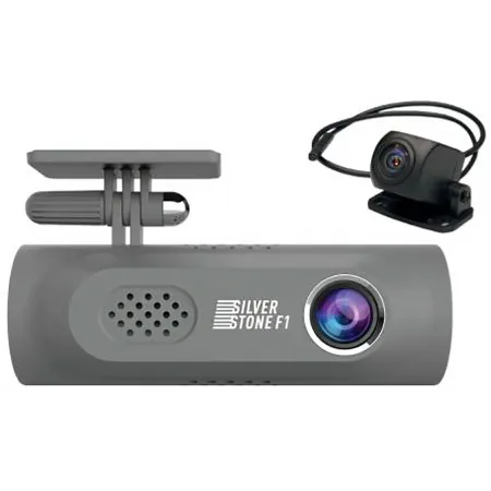 Видеорегистратор Silverstone F1 A50F FOCUS 2К DUO черный 5Mpix 1440x2560 1440p 150гр.