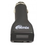 Автомобильный FM-модулятор Ritmix FMT-A740 черный USB (15118200)