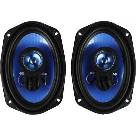 Колонки автомобильные Soundmax SM-CSE693 220Вт 92дБ 4Ом 15x23см (6x9дюйм) (ком.:2кол.) коаксиальные трехполосные