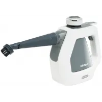 Пароочиститель ручной Kitfort КТ-918-2 1000Вт серый/белый Пароочиститель ручной Kitfort КТ-918-2 1000Вт серый/белый