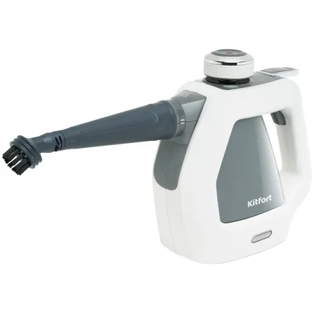 Пароочиститель ручной Kitfort КТ-918-2 1000Вт серый/белый