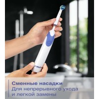 Зубная щетка электрическая B.Well MED-820 белый/синий Зубная щетка электрическая B.Well MED-820 белый/синий