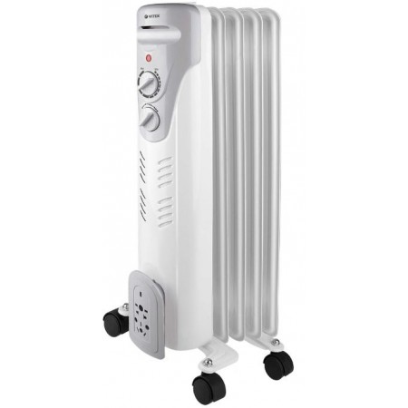 Радиатор масляный Vitek VT-1707 1000Вт белый