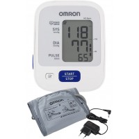 Тонометр автоматический Omron M2 Basic (HEM-7121-ARU) с адаптером