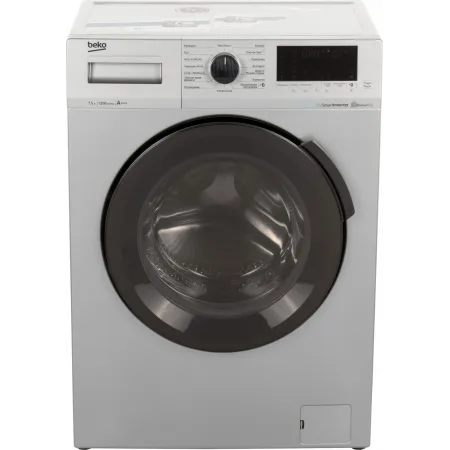 Стиральная машина Beko WSPE7H616S класс: A загр.фронтальная макс.:7.5кг серебристый инвертор