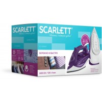 Утюг Scarlett SC-SI30K51 2200Вт фиолетовый/белый