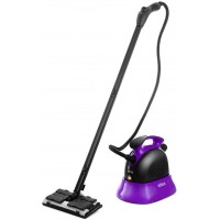Пароочиститель напольный Kitfort КТ-9102-1 1500Вт черный/фиолетовый Пароочиститель напольный Kitfort КТ-9102-1 1500Вт черный/фиолетовый