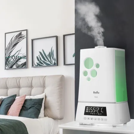 Увлажнитель воздуха Ballu UHB-1100 110Вт (ультразвуковой) белый/зеленый