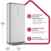 Водонагреватель Ariston Velis Lux Inox PW ABSE WIFI 100 2.5кВт 100л электрический настенный/серый