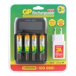 Аккумулятор + зарядное устройство GP PowerBank 270AAHCMHSPBA-2CR4 AA NiMH 2700mAh (4шт) блистер