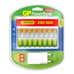 Аккумулятор + зарядное устройство GP PowerBank 270AAHC/CPBXL-2CR8 AA NiMH 2700mAh (8шт) блистер