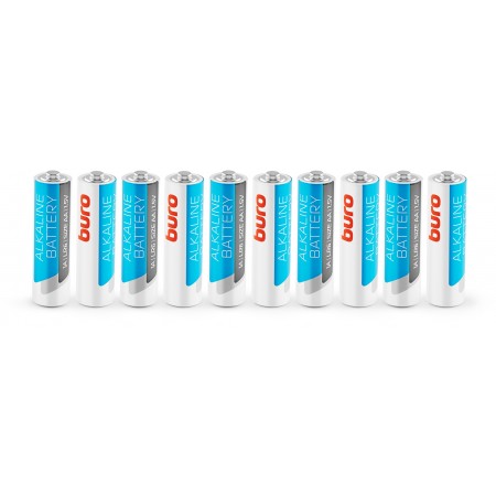 Батарея Buro Alkaline LR6 AA (10шт) коробка