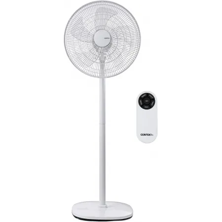 Вентилятор напольный Centek CT-5024 65Вт скоростей:4 ПДУ белый