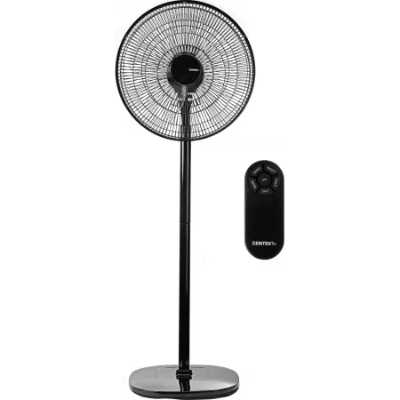 Вентилятор напольный Centek CT-5024 65Вт скоростей:4 ПДУ черный