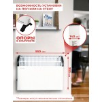 Конвектор Eurolux ОК-EU-1000C 1000Вт белый