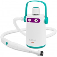 Пароочиститель ручной Kitfort КТ-9109-3 1000Вт белый/бирюзовый