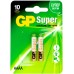 Батарея GP Super Alkaline GP 25A-2CR2 AAAA (2шт) блистер