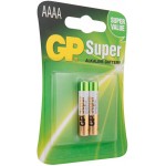 Батарея GP Super Alkaline GP 25A-2CR2 AAAA (2шт) блистер