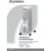 Радиатор масляный Primera ORP-510-HMC 1000Вт белый