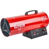 Тепловая пушка газовая Elitech ТП 30ГБ 30000Вт красный/черный